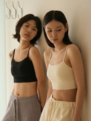 에르고핏 코튼 크롭 나시탑 2종