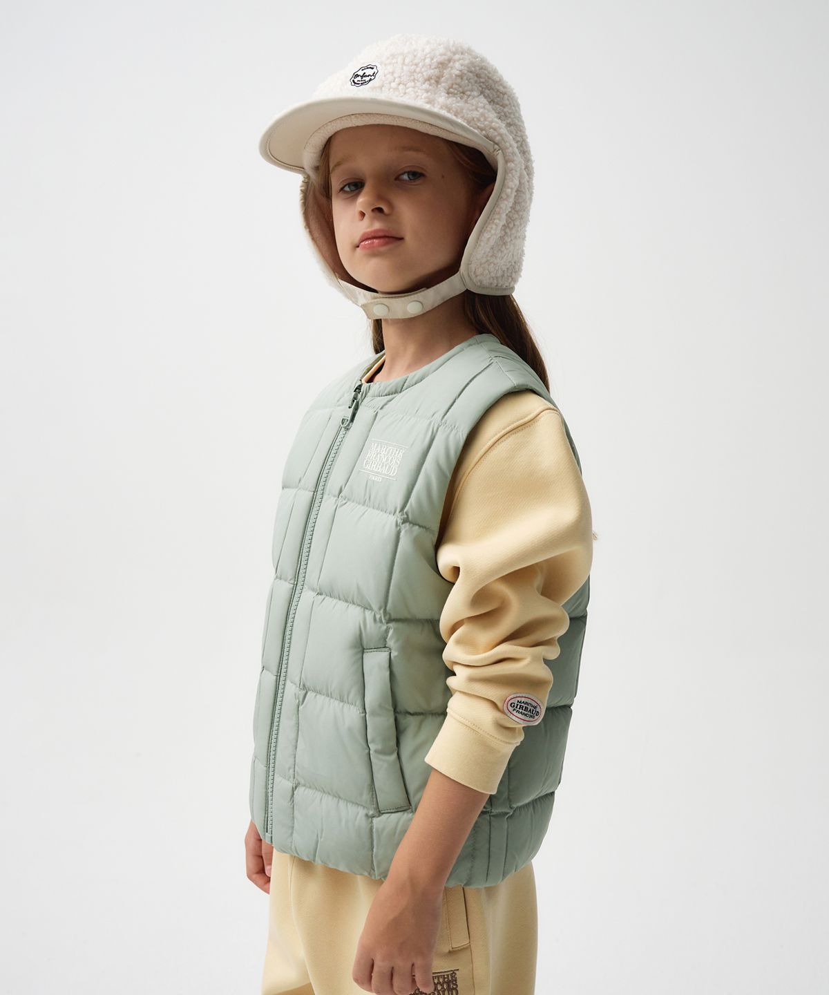 마리떼 키즈(MARITHÉ KIDS) ENFANT LIGHTWEIGHT DUCK DOWN VEST mint