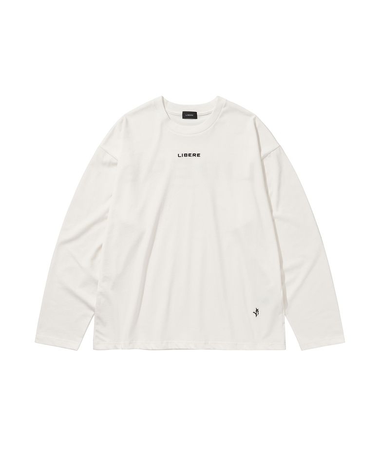 LIBERE LOGO LS TEE / WHITE