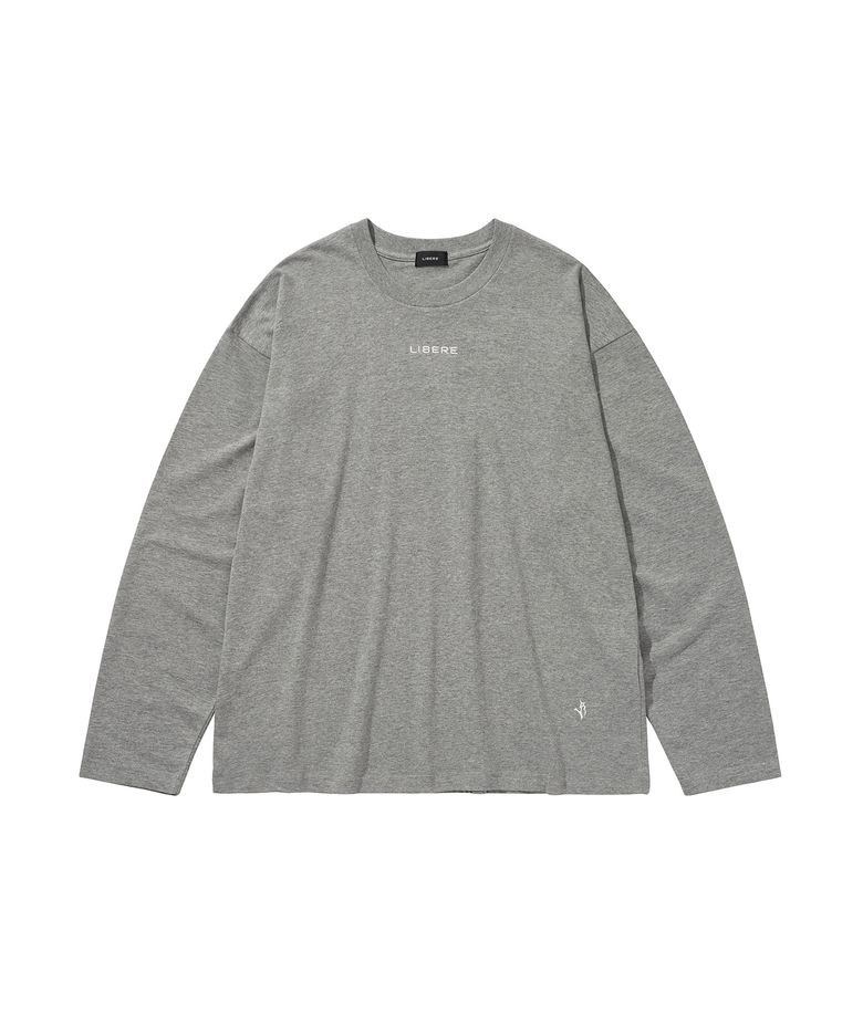 LIBERE LOGO LS TEE / GRAY