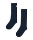 ENFANT CIRCLE LOGO KNEE SOCKS navy