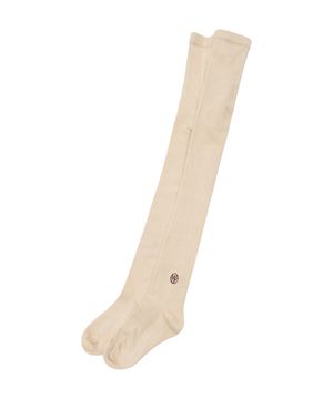 ENFANT CIRCLE LOGO STOCKING SOCKS light beige