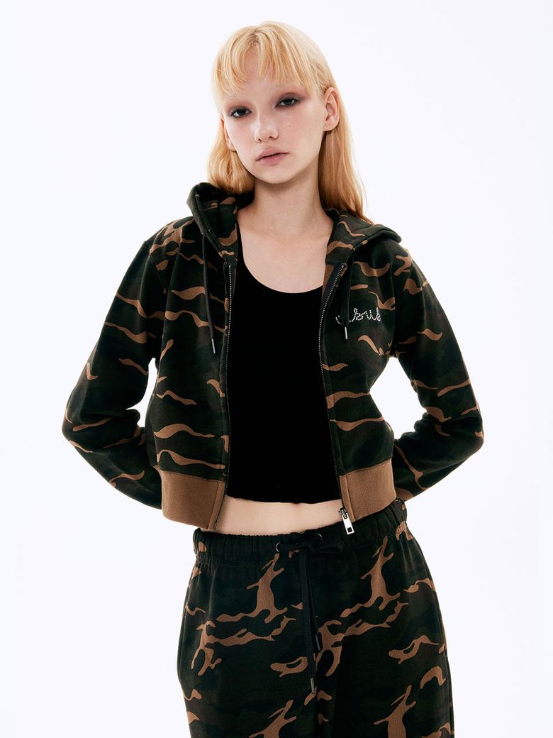 Camoflage Hoodie_Brown