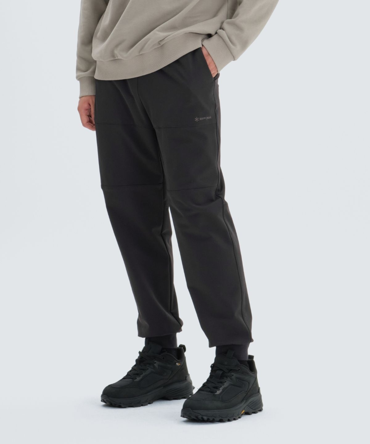 스노우피크 어패럴(SNOWPEAK APPAREL) 라고 기모 조거 팬츠 (S24WMTPT39) Dark Charcoal