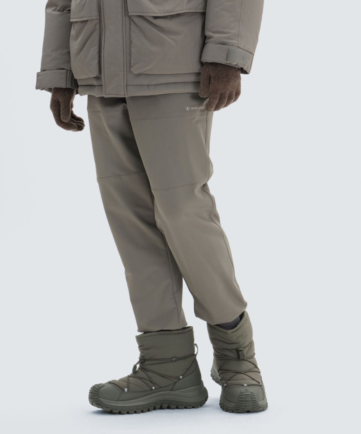 스노우피크 어패럴(SNOWPEAK APPAREL) 라고 기모 조거 팬츠 (S24WMTPT39) Dark Khaki