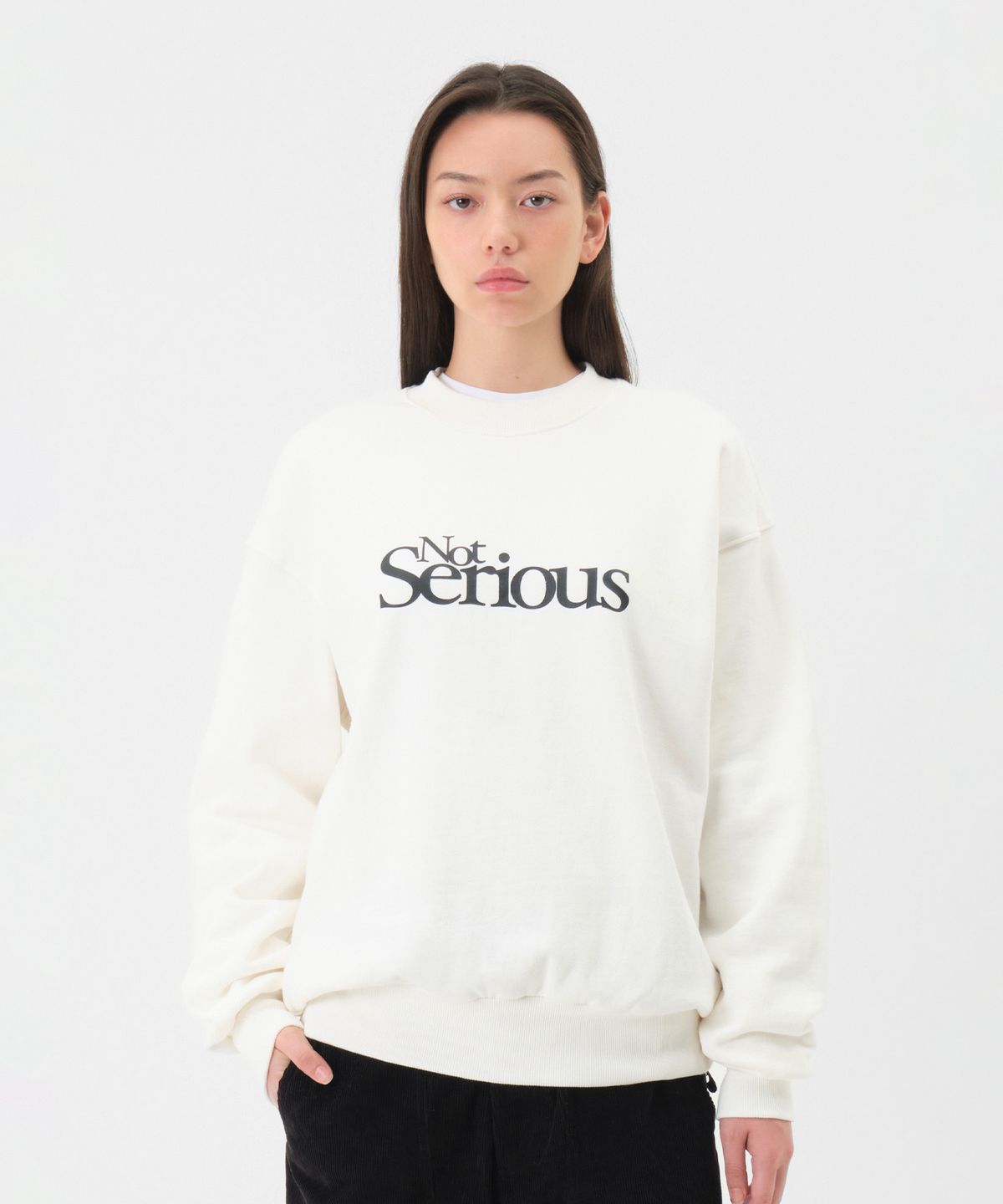 디미토(DIMITO) NS SWEATSHIRT WHITE