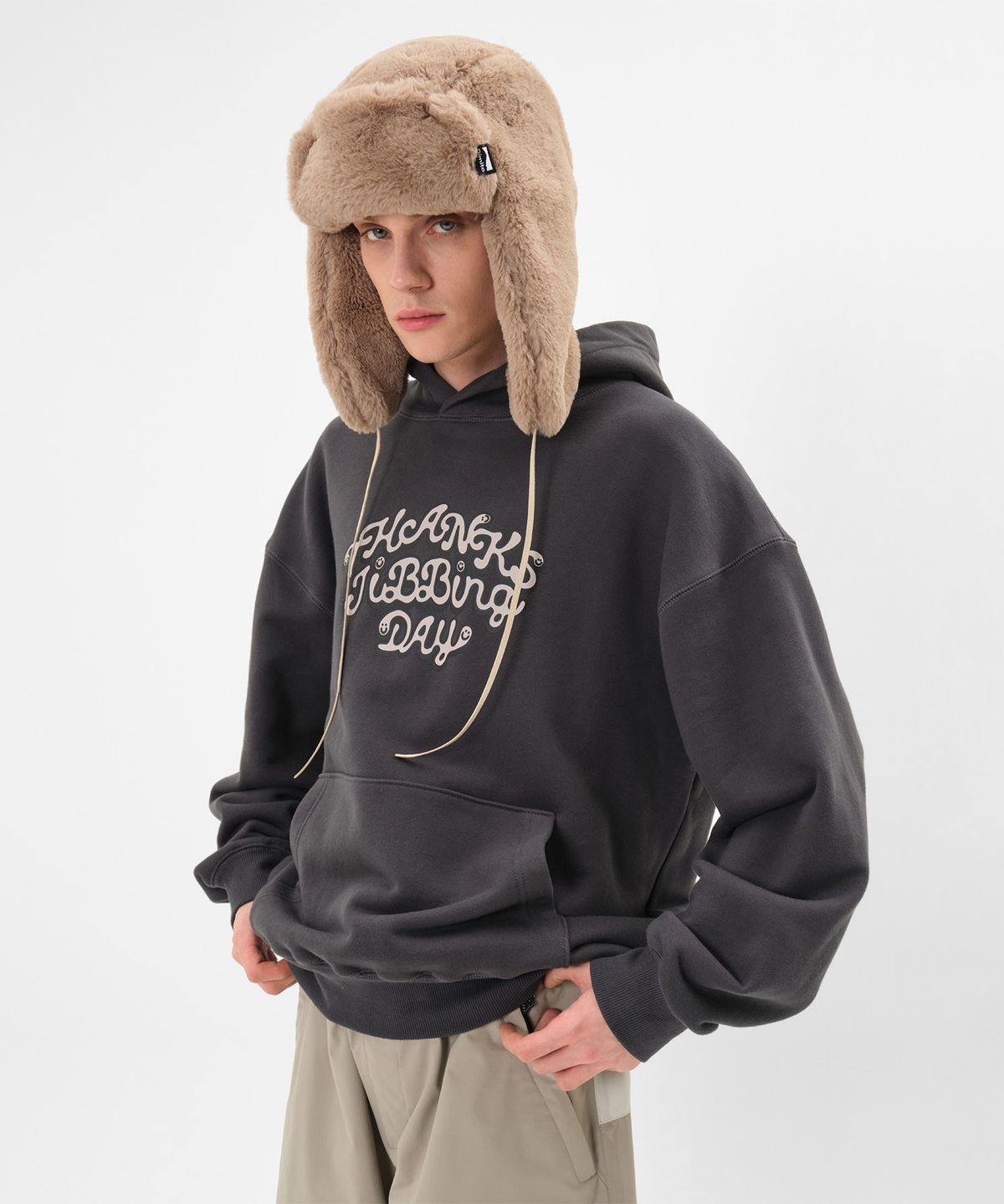 디미토(DIMITO) TJD HOODIE CHARCOAL