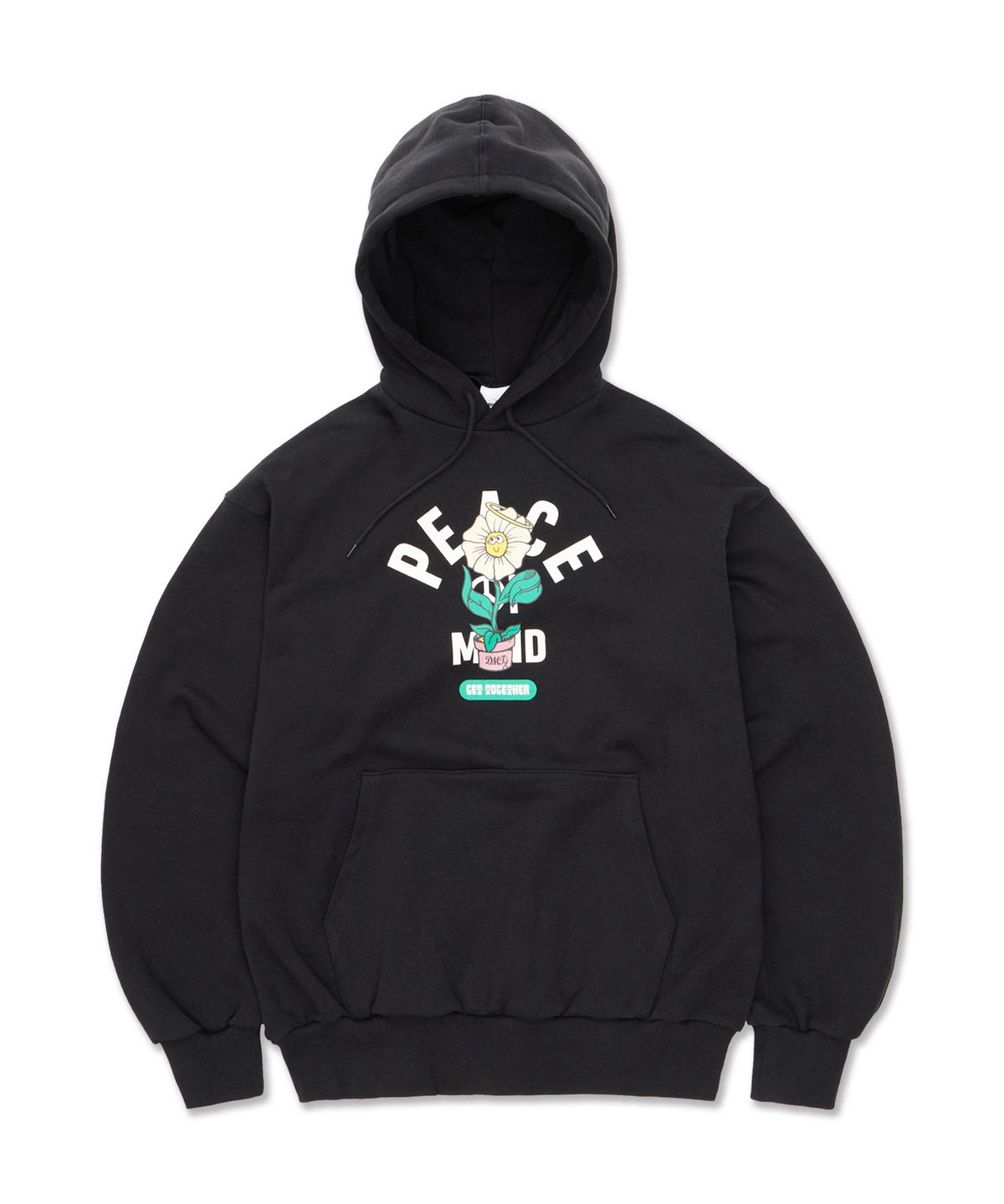 디미토(DIMITO) FLOWER HOODIE BLACK