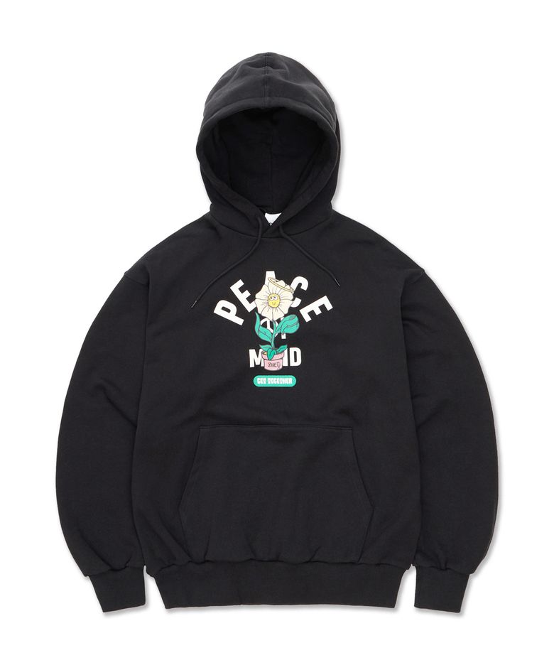 FLOWER HOODIE BLACK