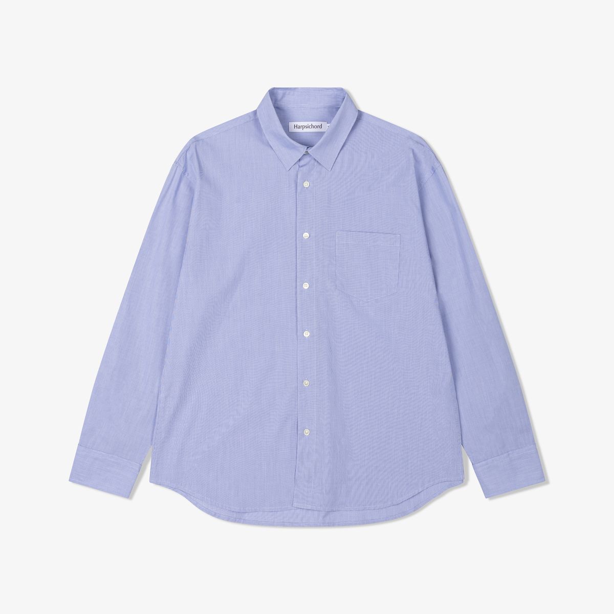 하프시코드(HARPSICHORD) Docent Shirt (Micro Blue Check)