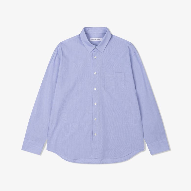 Docent Shirt (Micro Blue Check)