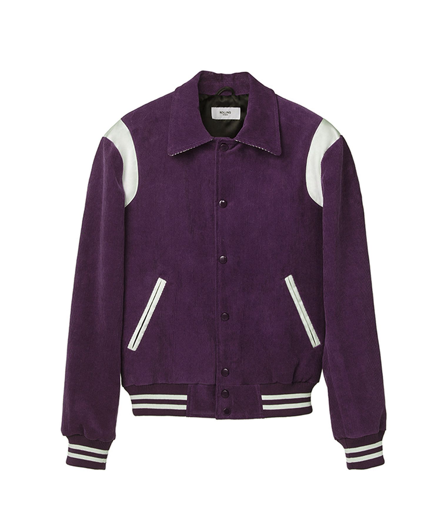 ROLLING STUDIOS コーデュロイバーシティジャケット MUSINSA公式 | ROLLING STUDIOS CORDUROY VARSITY JACKET BLACK