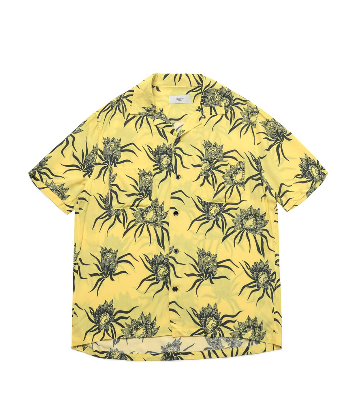 롤링스튜디오(ROLLINGSTUDIOS) HAWAIAN SHIRT FLOWER YELLOW