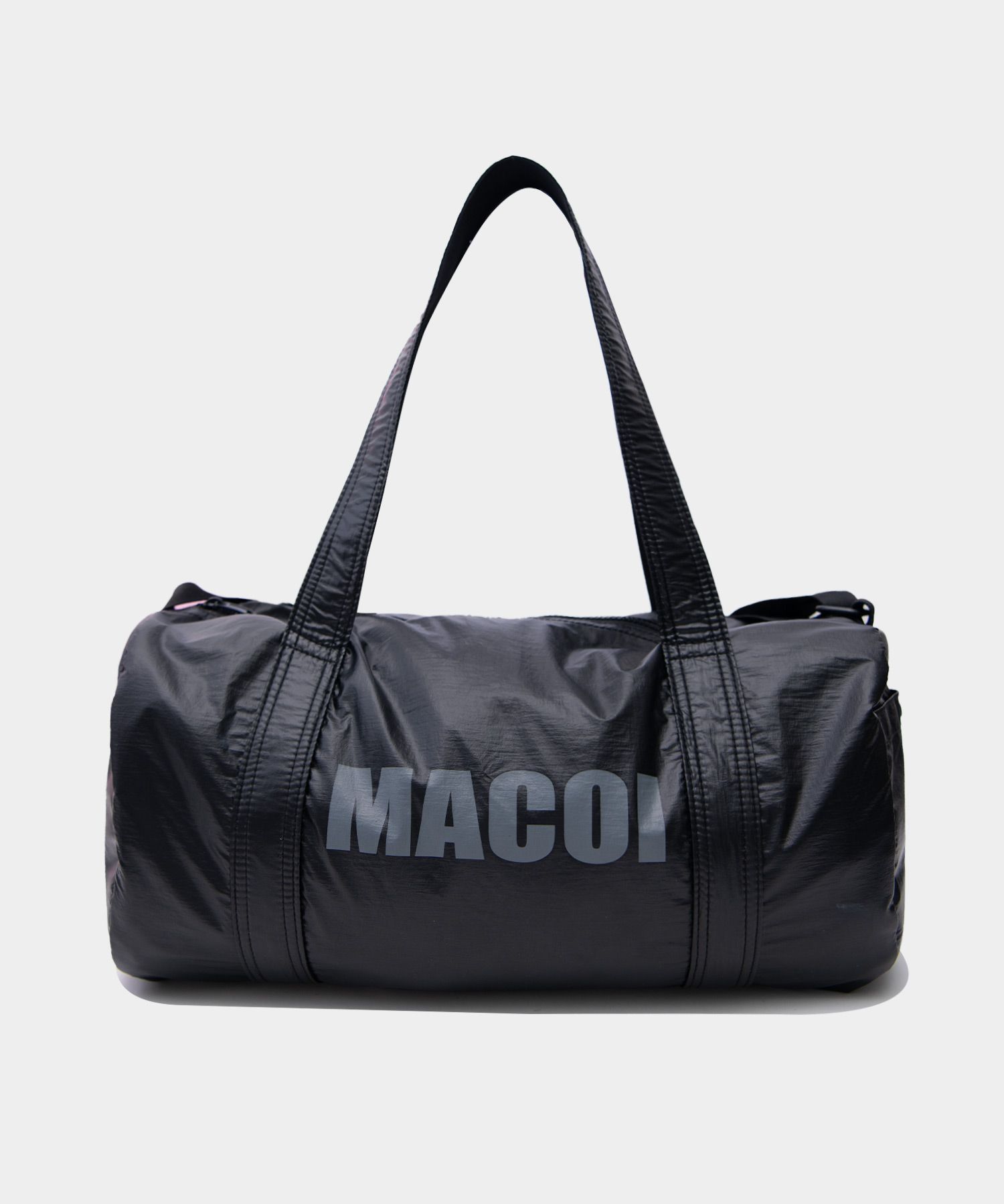 philme 【 mekuri 】boston bag black MUSINSA | MACOI Multi Cross Leather Print Boston Bag [Black]