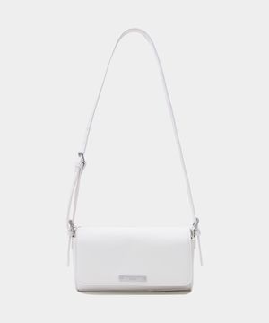 베이직 멜팅 레더 크로스 숄더 백 [아이보리]