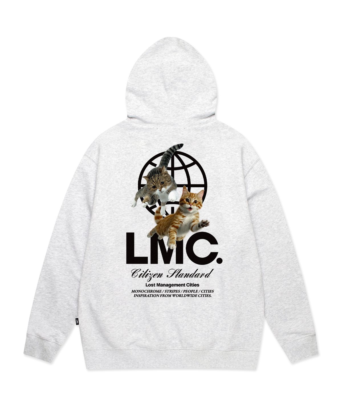 엘엠씨(LMC) FLYING CATS HOODIE light heather gray