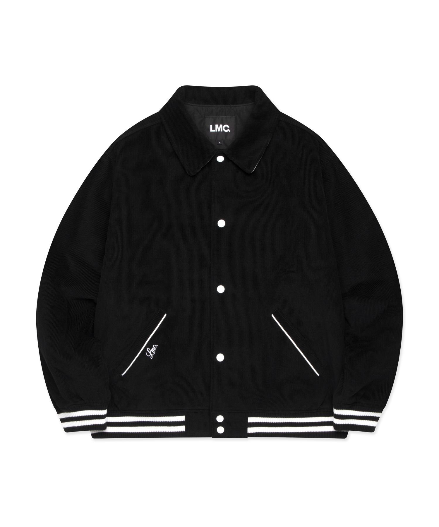 ☆送料・関税込☆LMC★CORDUROY VARSITY JACKET★ MUSINSA公式 | LMC CORDUROY VARSITY JACKET black