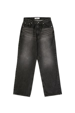 유즈리스 스트레이트 워싱 데님 블랙