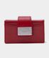 팔레트 스냅 포켓 레더 미니 카드 지갑 [레드]