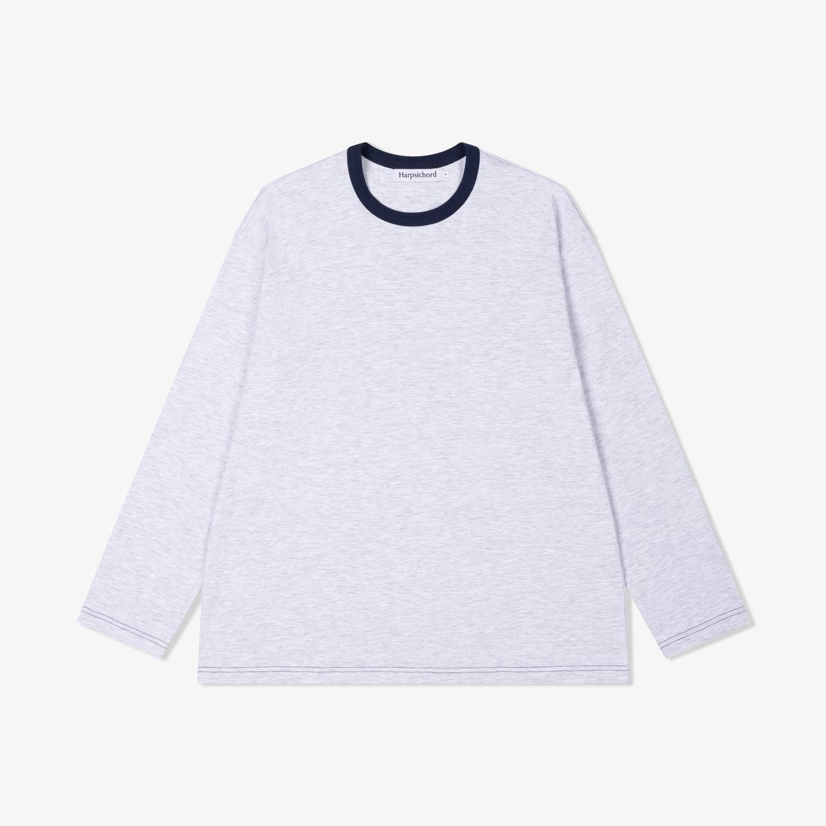 하프시코드(HARPSICHORD) Layer T-shirt (Navy/Melange)