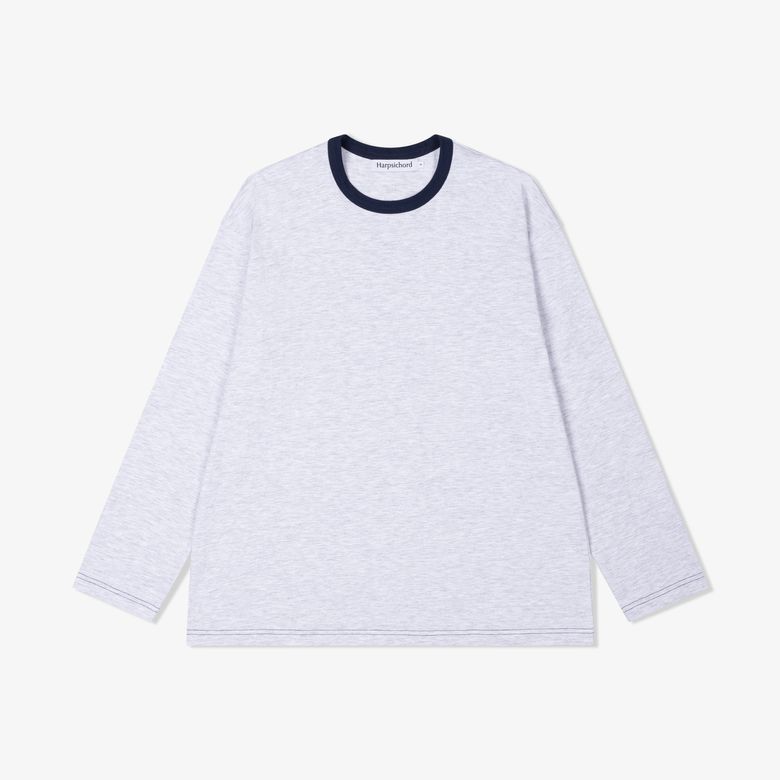 Layer T-shirt (Navy/Melange)