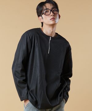 MEN 아노락 긴팔티 롱슬리브 [BLACK]