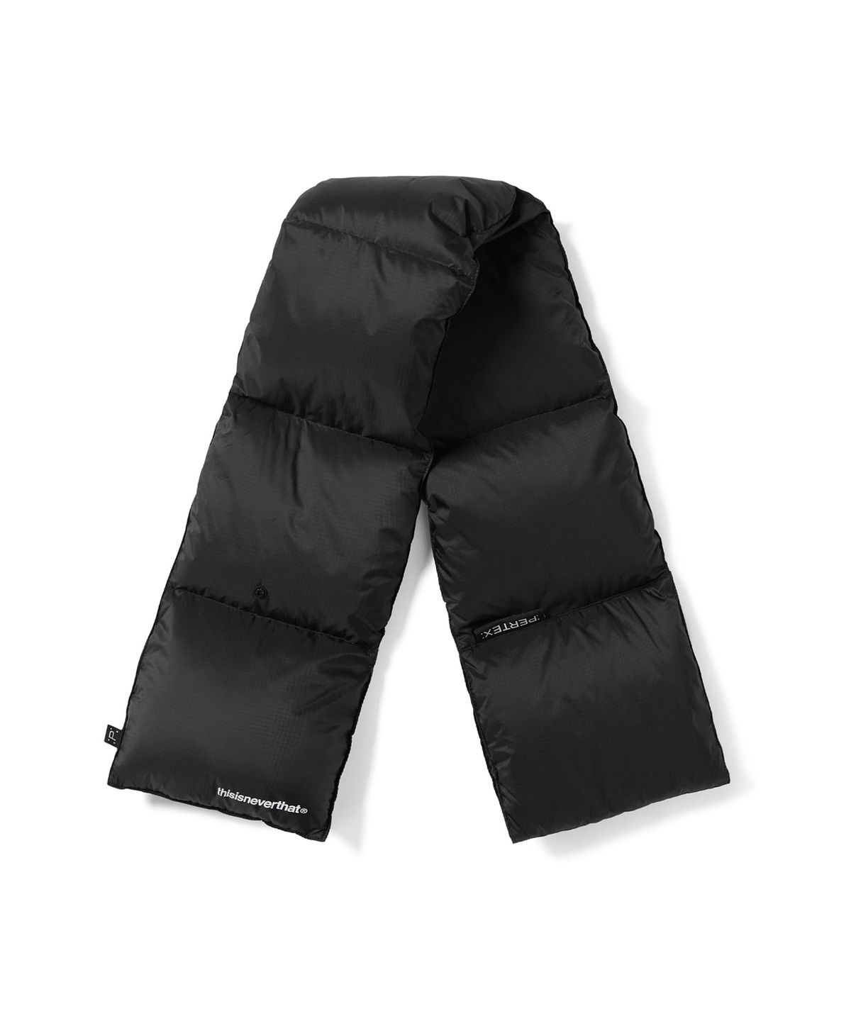디스이즈네버댓(THISISNEVERTHAT) PERTEX® T Down Scarf Black