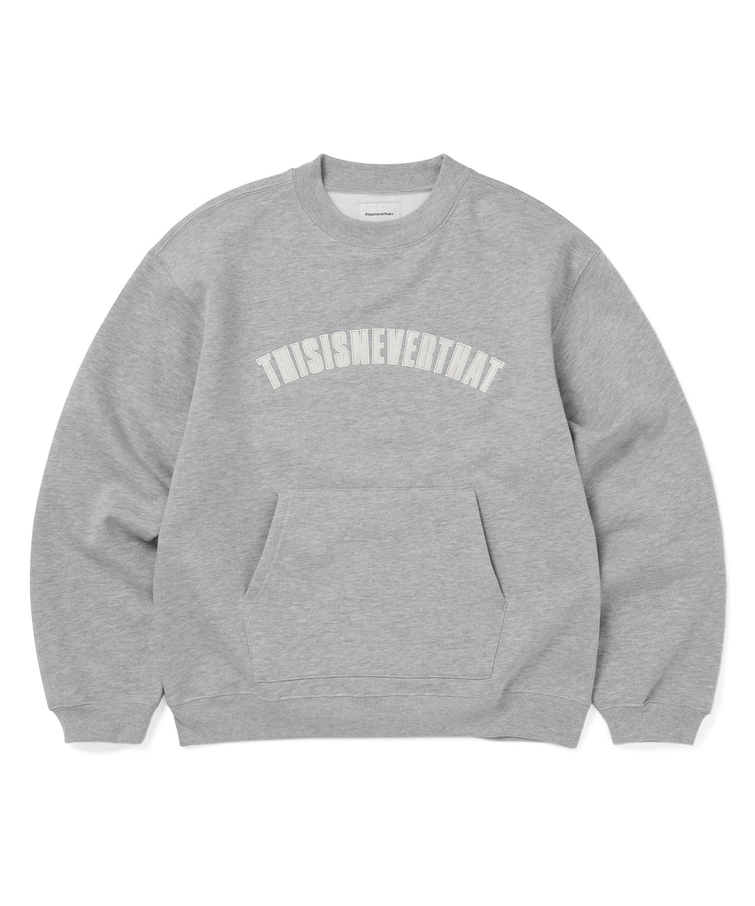 MUSINSA | thisisneverthat® T-Logo Crewneck Heather Gray