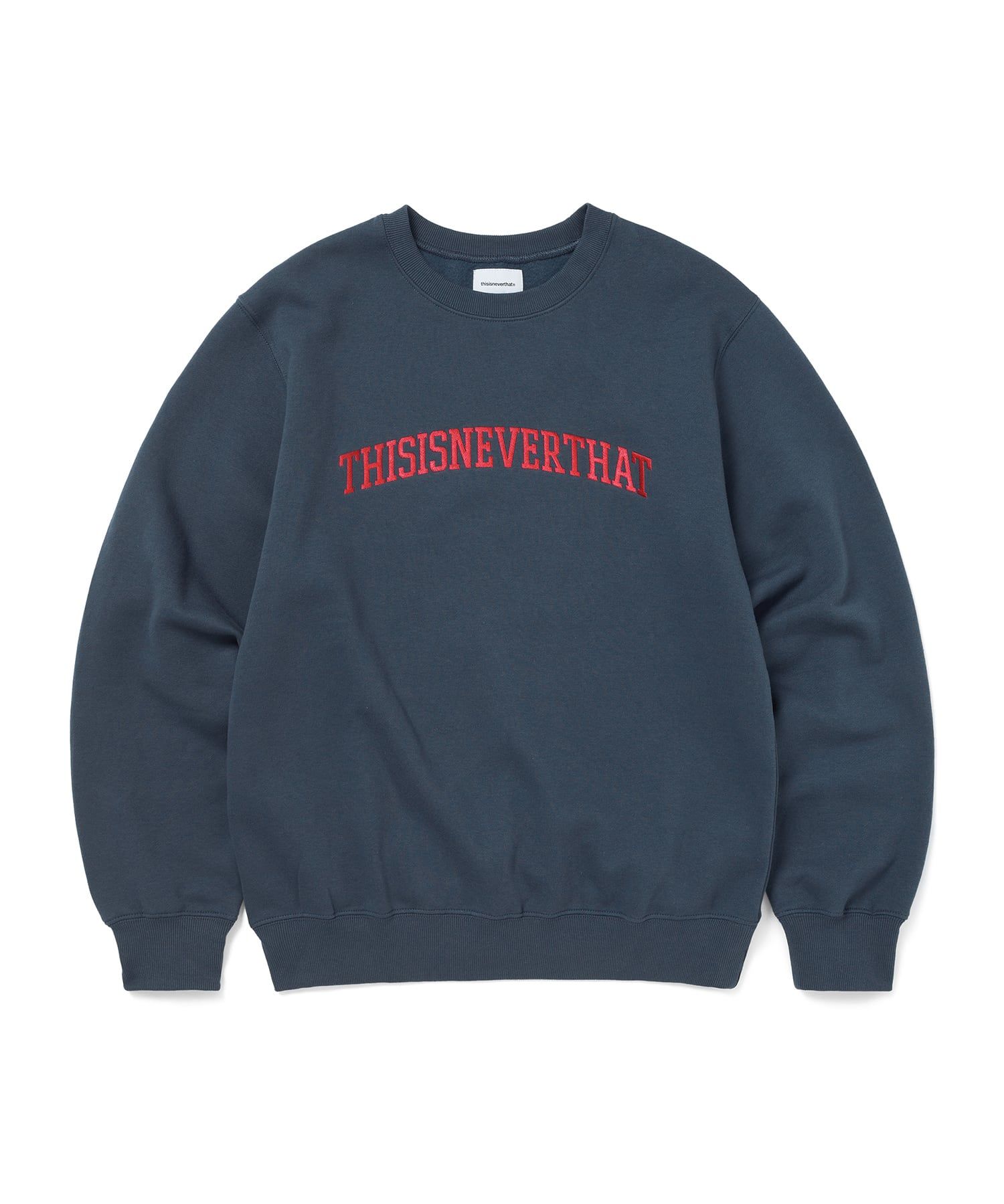 【THISISNEVERTHAT】Arch-Logo Crewneck Deep Water Arch-Logo-Crewneck-DEEP-