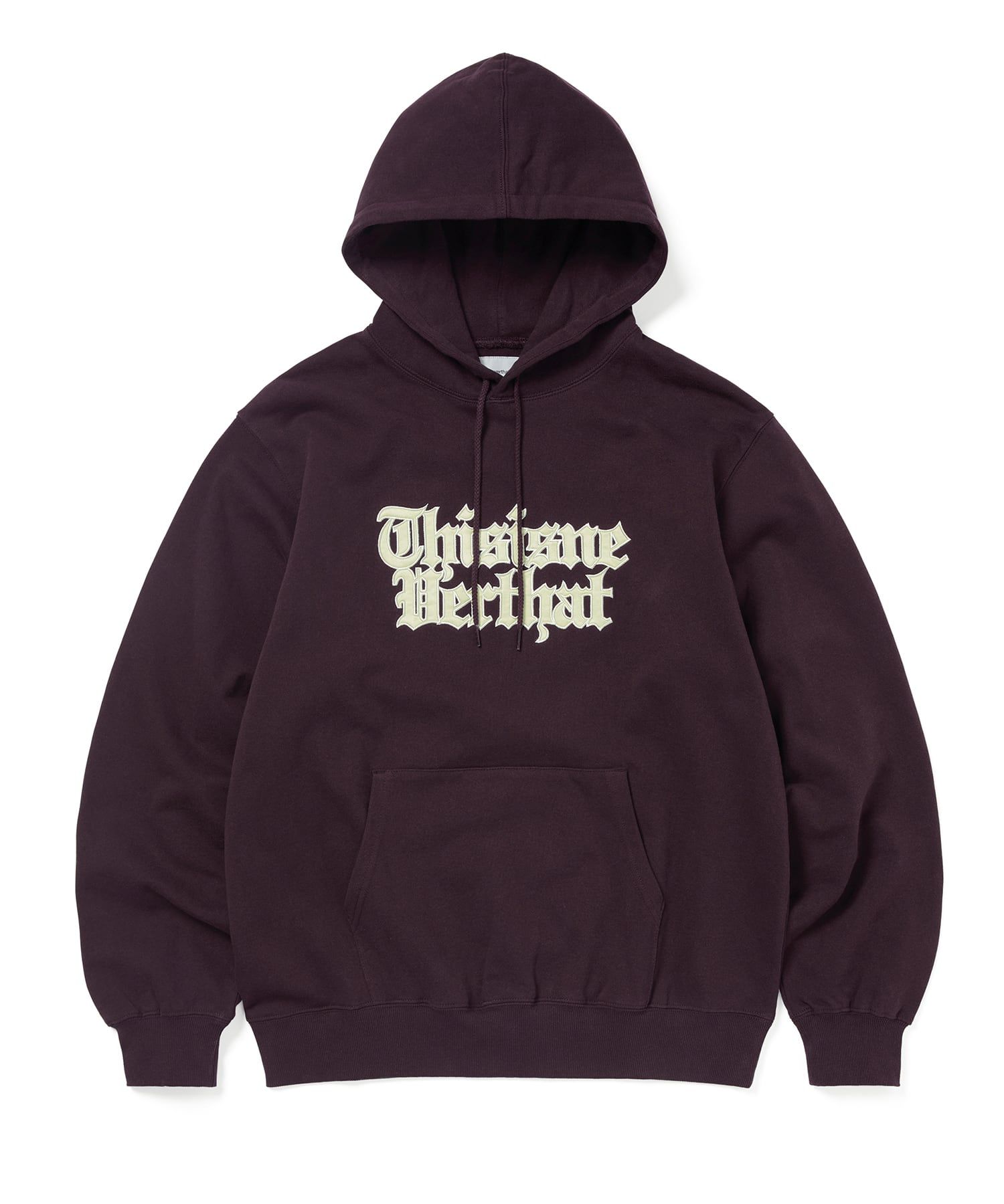 【THISISNEVERTHAT】Old English Logo Hoodie Wine MUSINSA | thisisneverthat® Old English Logo Hoodie Wine