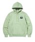Panda Hoodie Pale Green
