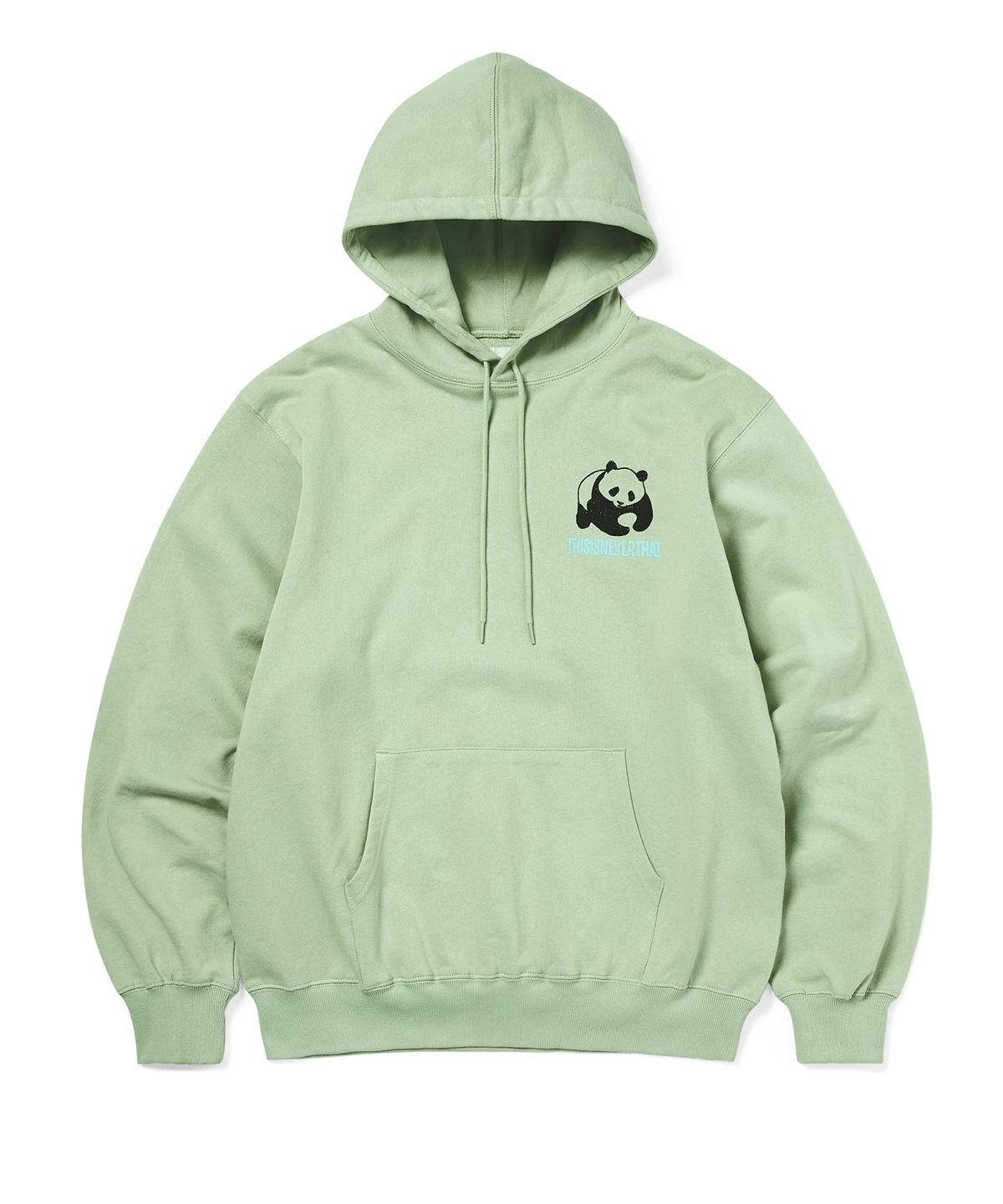 디스이즈네버댓(THISISNEVERTHAT) Panda Hoodie Pale Green