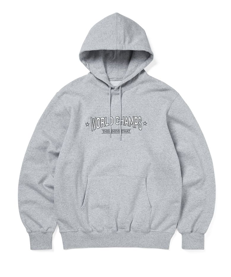 WORLD CHAMPS Hoodie Heather Grey