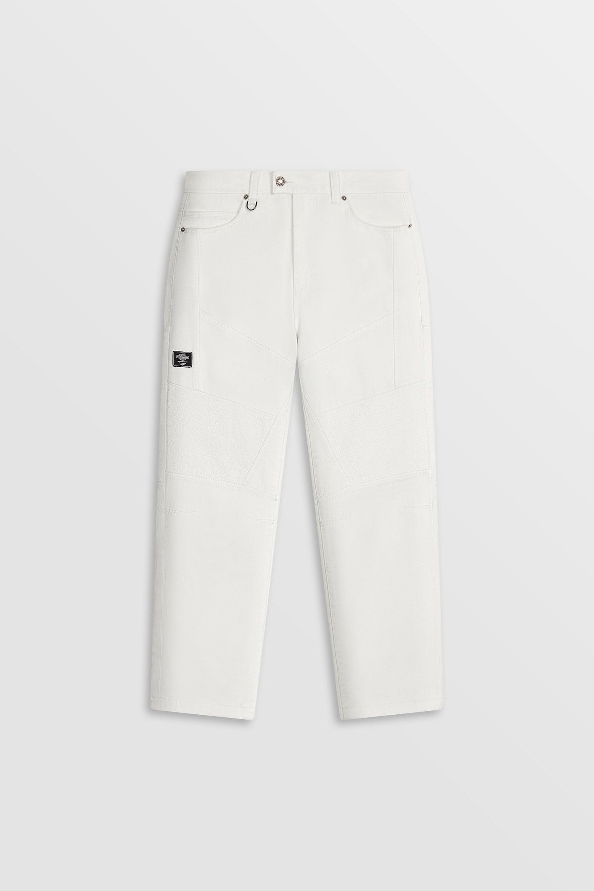 할리데이비슨 컬렉션스®(HARLEY-DAVIDSON COLLECTIONS®) 뉴 바이커 릴랙스드 핏 데님 화이트 HH14321201