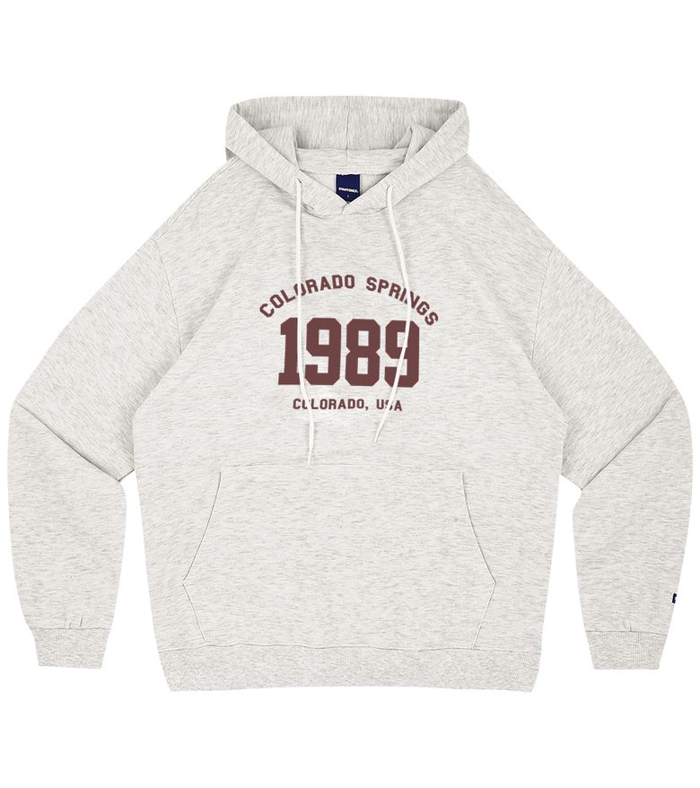 COLORADO 1989 HOODIE (MELANGE WHITE)