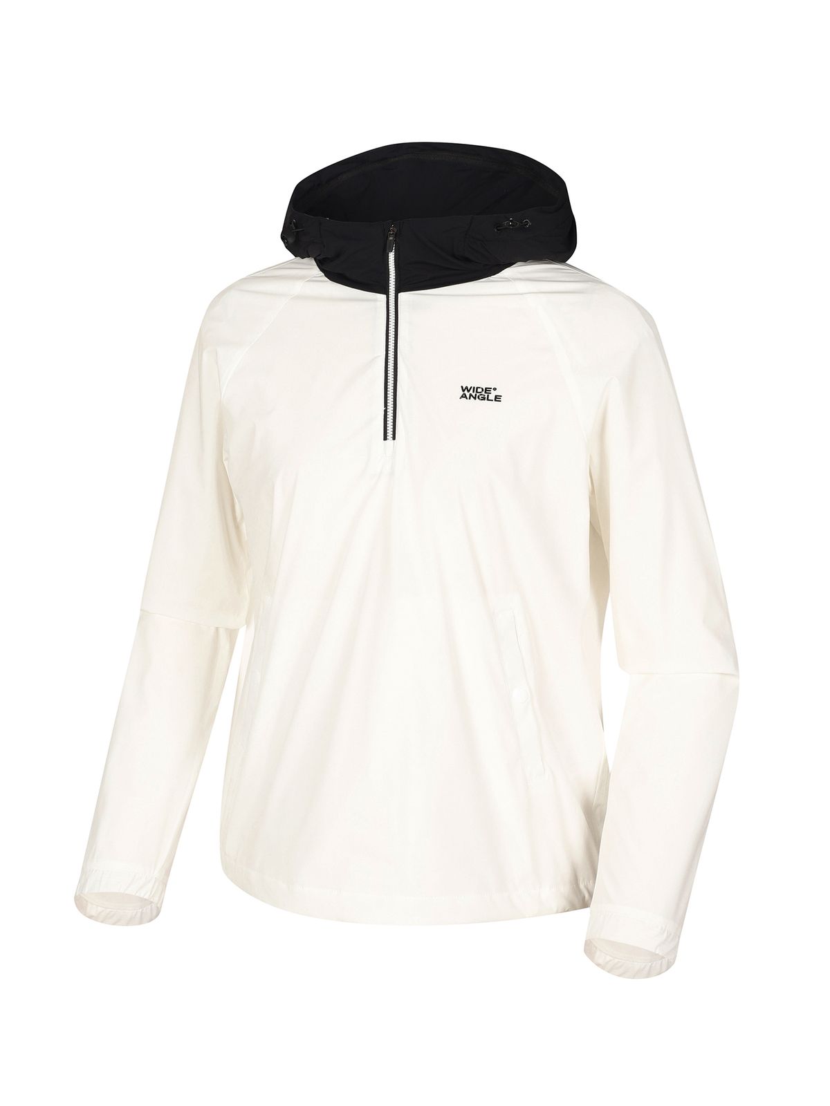 와이드앵글(WIDEANGLE) TO 후드 배색 아노락 L_Off White