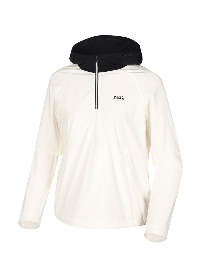 TO 후드 배색 아노락 L_Off White