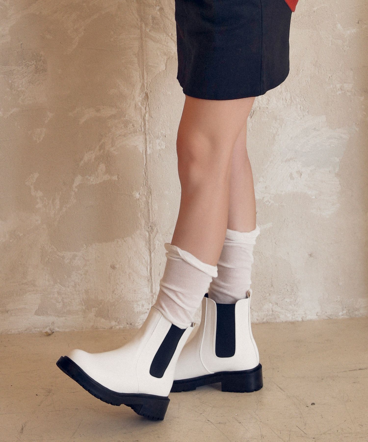 MUSINSA CUSTOMADE WOMAN round toe Chelsea boots Lucy