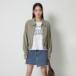 시보리 나일론 블루종 점퍼 AQ3WZ860