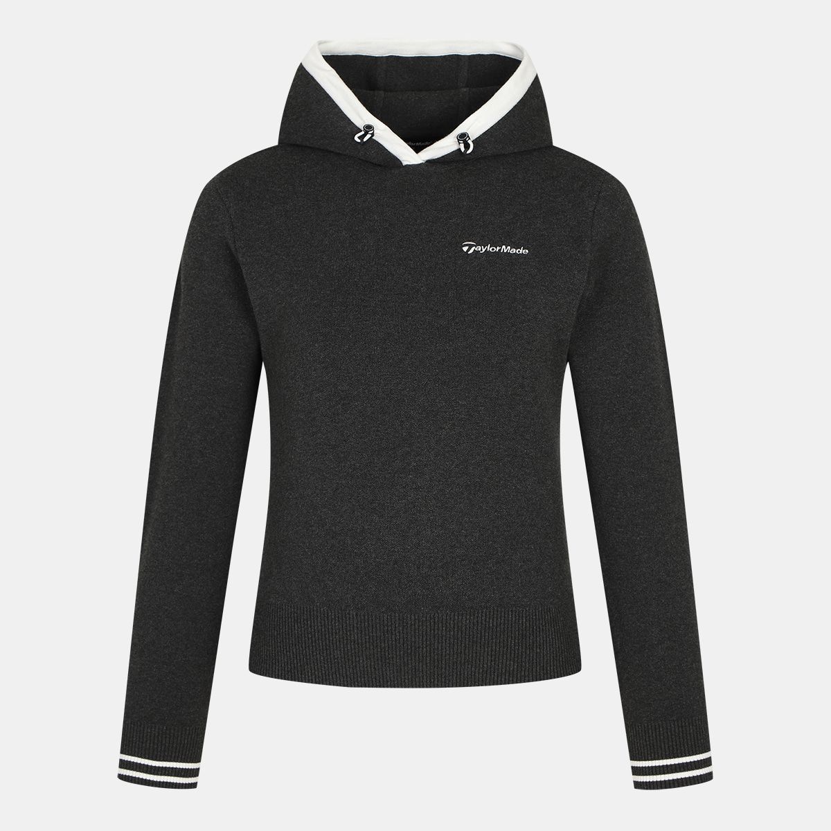 테일러메이드 어패럴(TAYLORMADE APPAREL) 여성 배색 후드 니트 TSN-73HG21-195