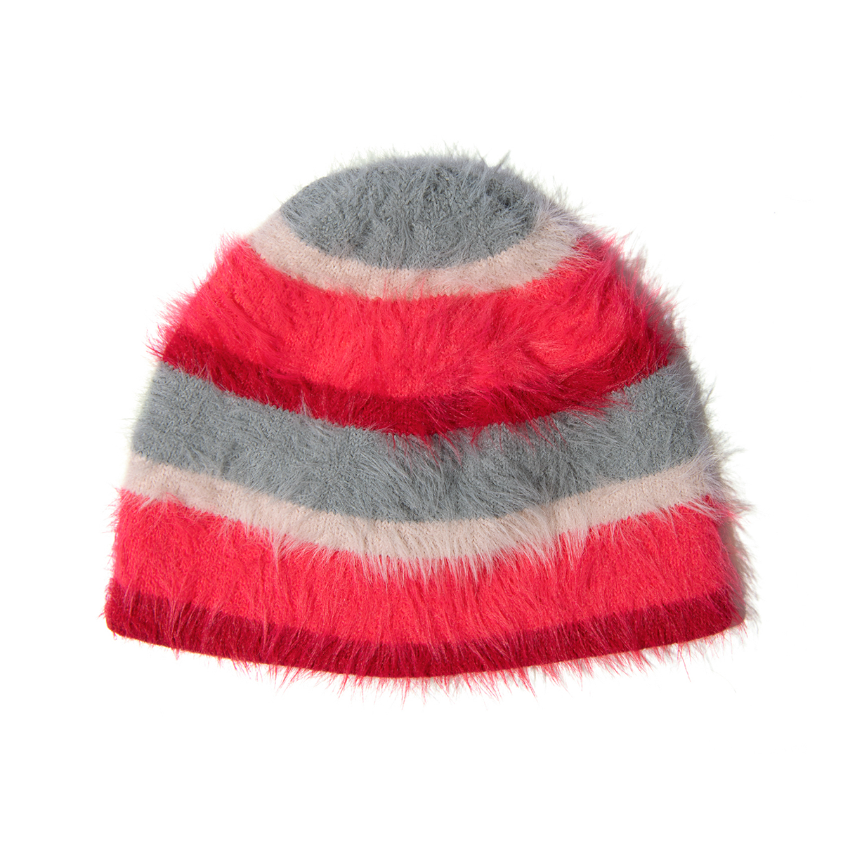 조거쉬(JOEGUSH) Mohair Beanie (Red/Light Grey)