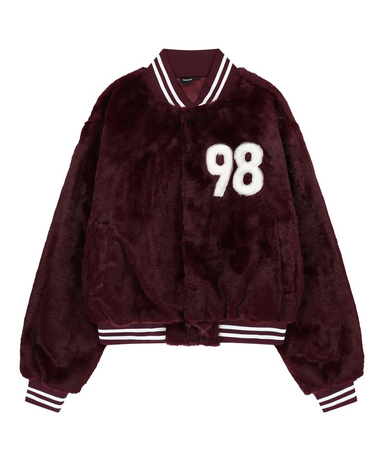 Furry 98 Varsity Jacket (Wine)