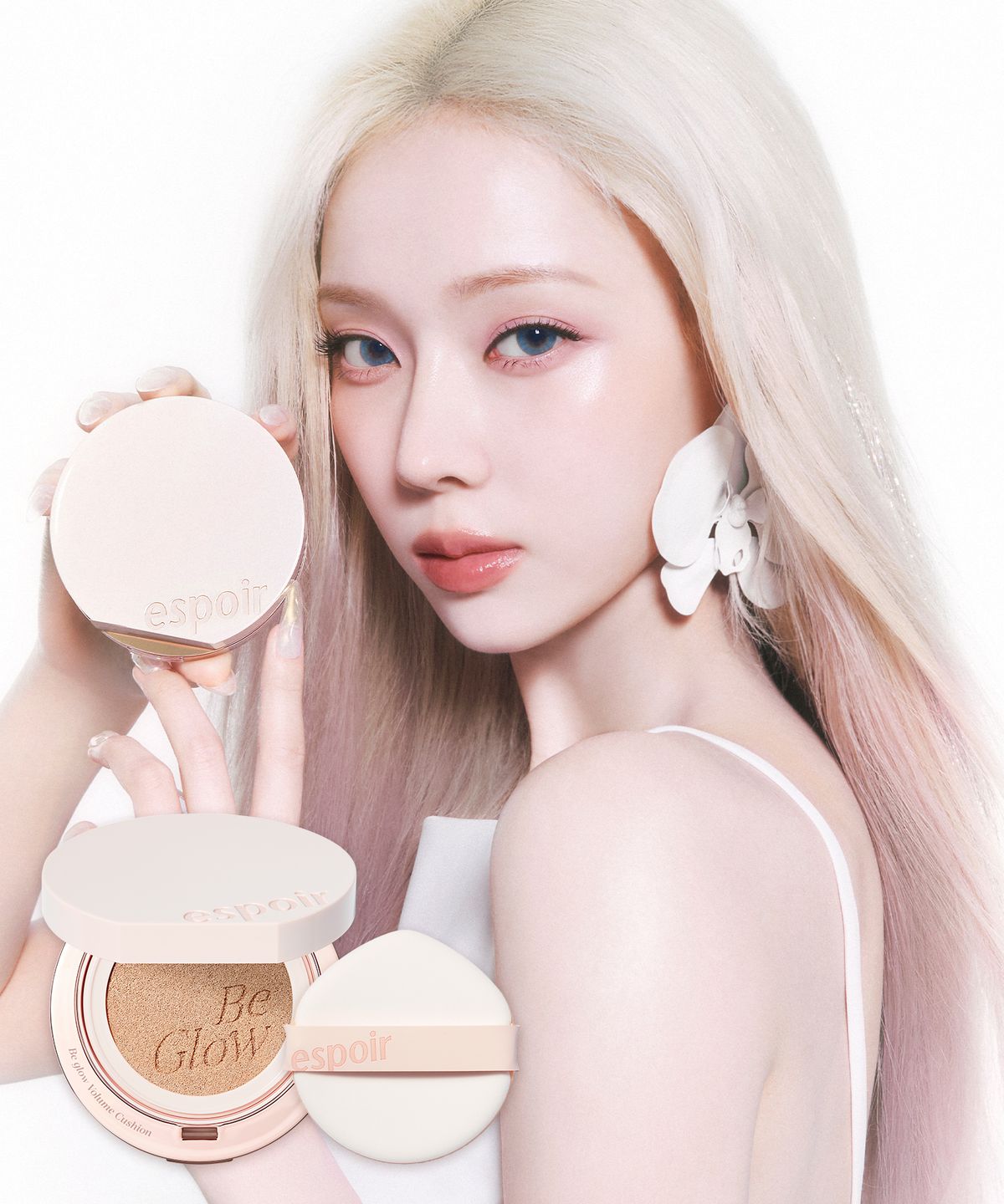 에스쁘아(ESPOIR) 비글로우 볼륨 쿠션  단품기획(+퍼프1매)