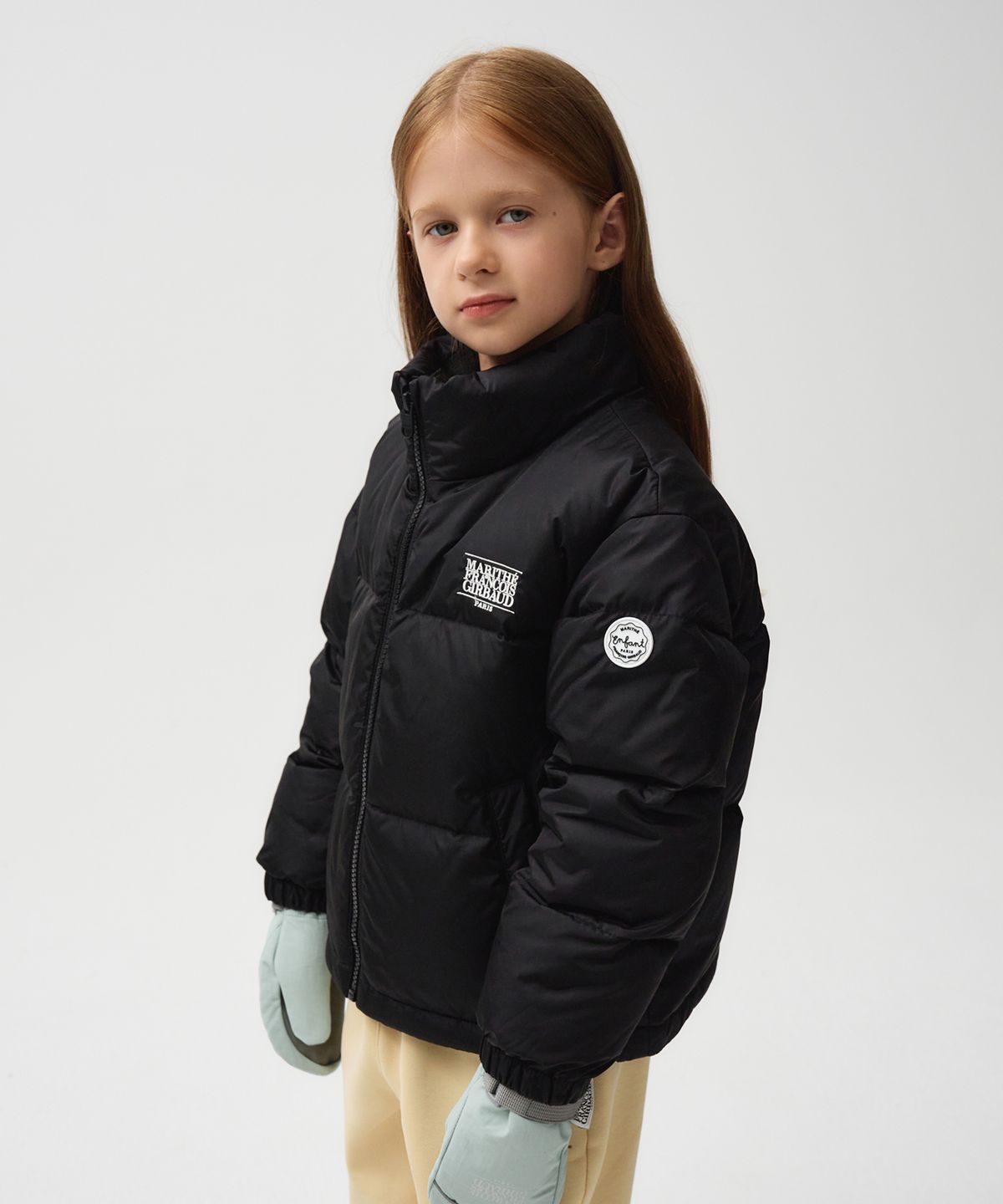 마리떼 키즈(MARITHÉ KIDS) ENFANT BASIC GOOSE DOWN PUFFER black