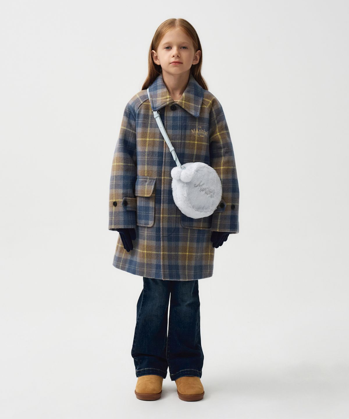 마리떼 키즈(MARITHÉ KIDS) ENFANT WOOL COAT check