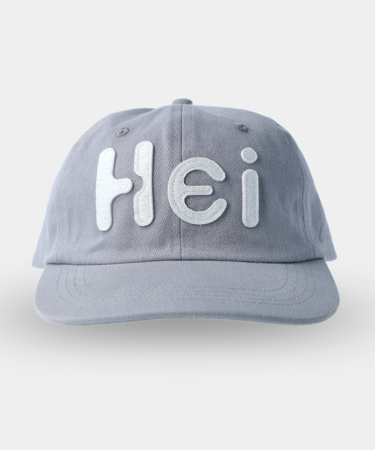 하이산(HEISAN) Hei 빅로고 펠트캡 라이트그레이