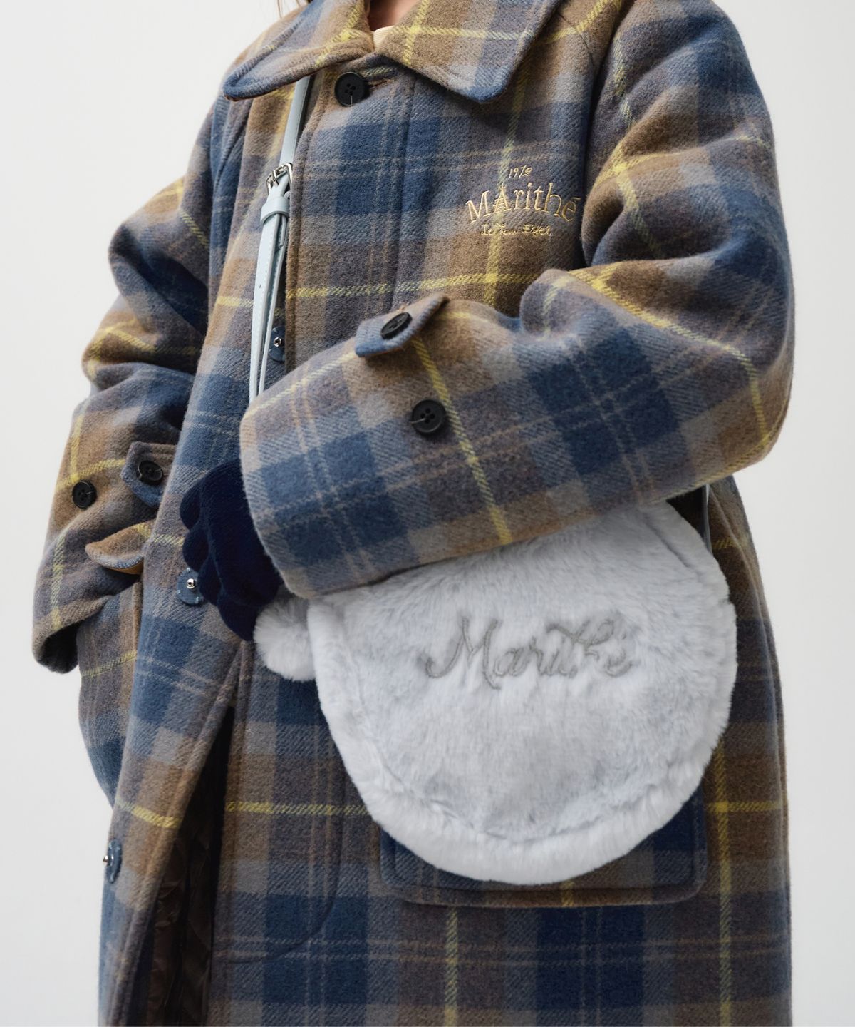 마리떼 키즈(MARITHÉ KIDS) ENFANT FUR CROSS BAG light blue