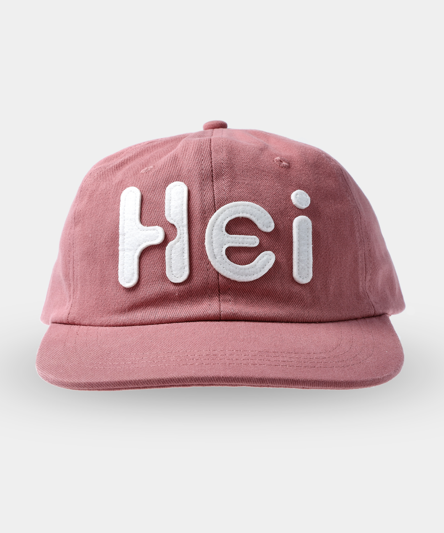 MUSINSA公式 | HEISAN ヘイ ビッグロゴ フェルトキャップ ダスティピンク