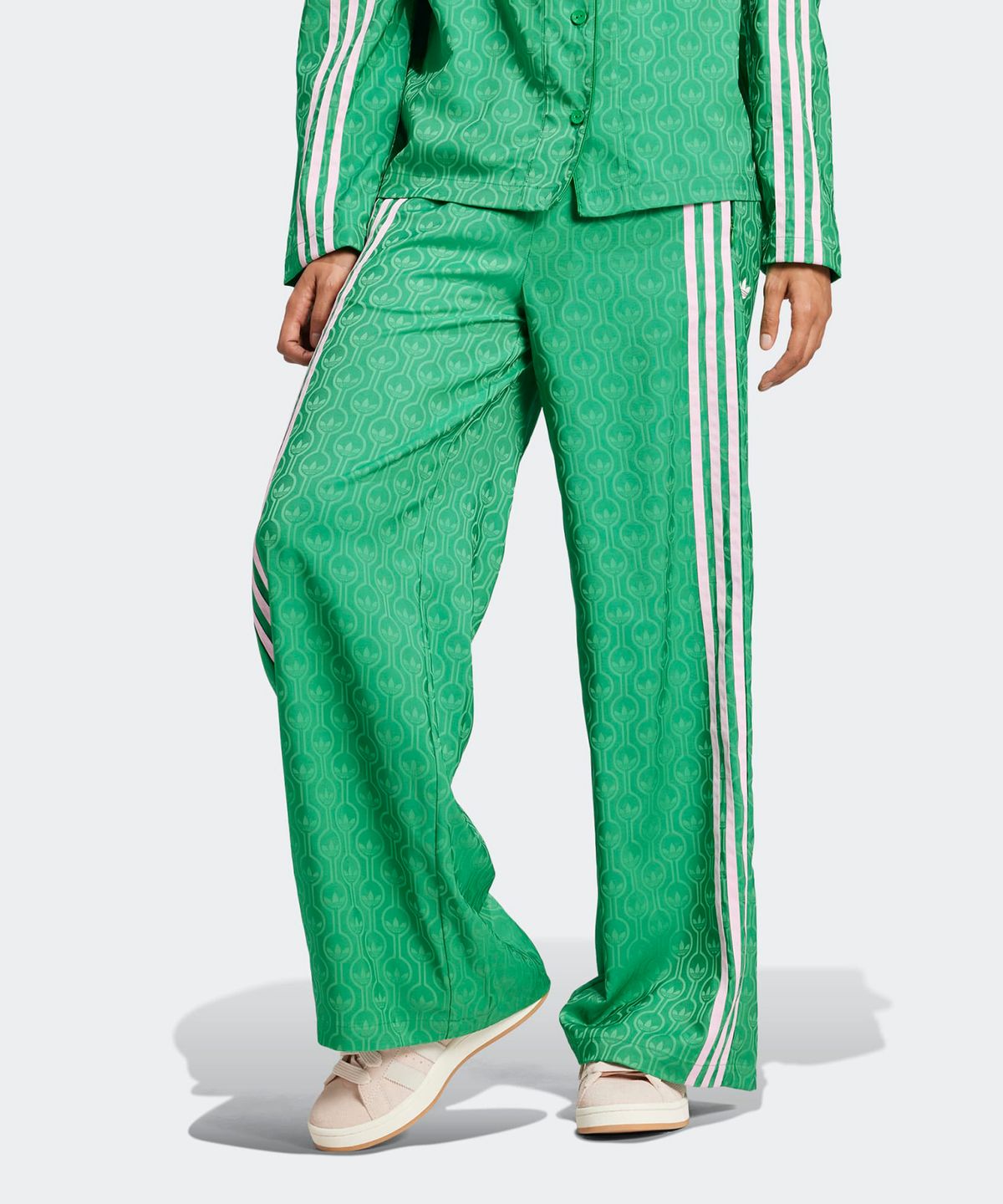 아디다스(ADIDAS) 70s 와이드 레그 팬츠 - 그린 / JN7662