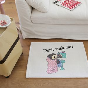 돈러쉬 귀여운  극세사 발매트